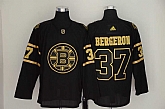 Bruins 37 Patrice Bergeron Black Gold Adidas Jersey,baseball caps,new era cap wholesale,wholesale hats